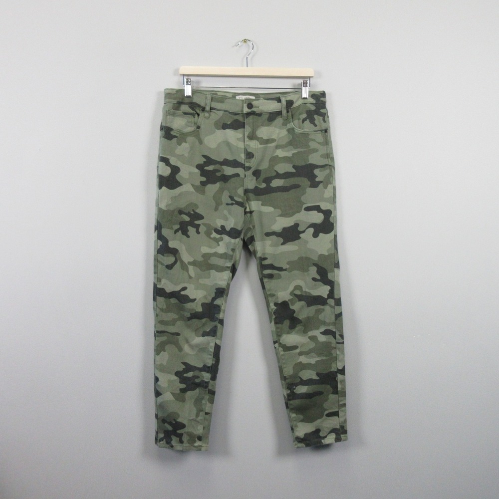 Skinny Camo Jeans - Olive Green Camouflage